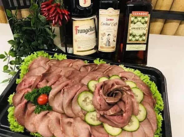 Plateau de roastbeef tranché