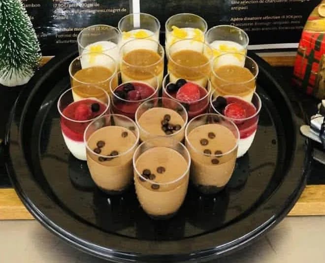 Verrines sucrées et panna cotta